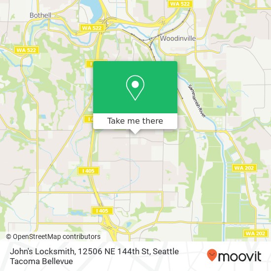 John's Locksmith, 12506 NE 144th St map