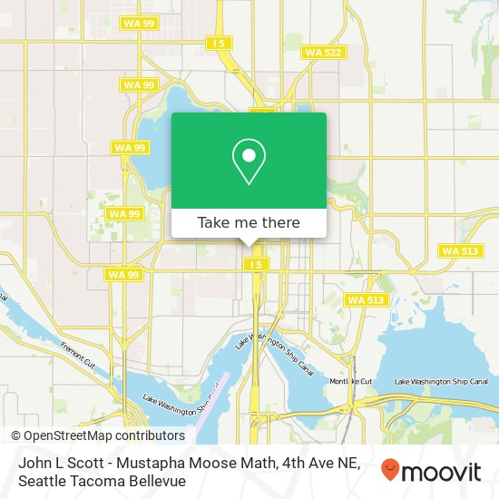 John L Scott - Mustapha Moose Math, 4th Ave NE map