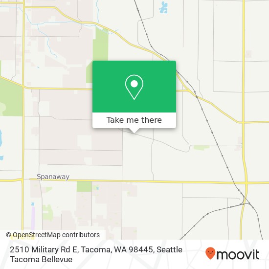 2510 Military Rd E, Tacoma, WA 98445 map