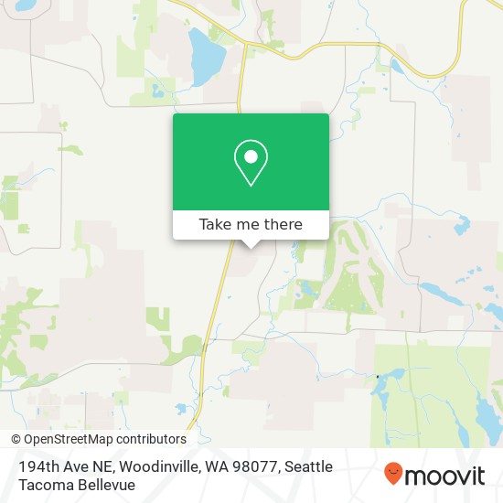 Mapa de 194th Ave NE, Woodinville, WA 98077