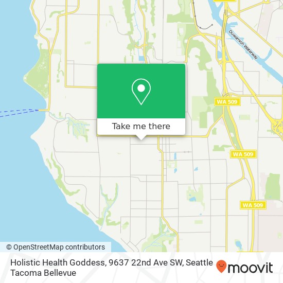 Holistic Health Goddess, 9637 22nd Ave SW map