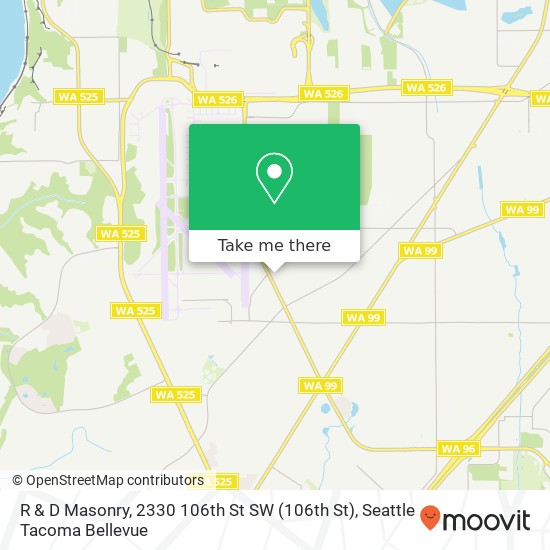 R & D Masonry, 2330 106th St SW map