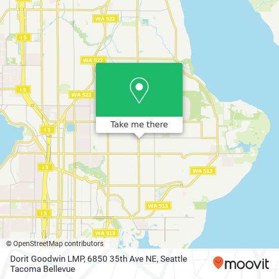 Dorit Goodwin LMP, 6850 35th Ave NE map