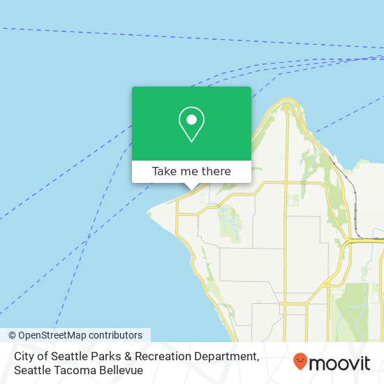 City of Seattle Parks & Recreation Department map