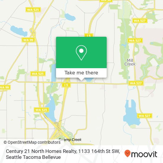Mapa de Century 21 North Homes Realty, 1133 164th St SW