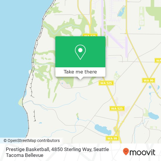 Mapa de Prestige Basketball, 4850 Sterling Way