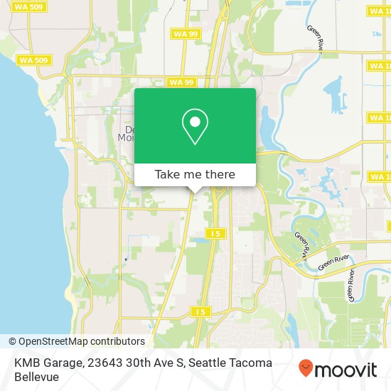 KMB Garage, 23643 30th Ave S map