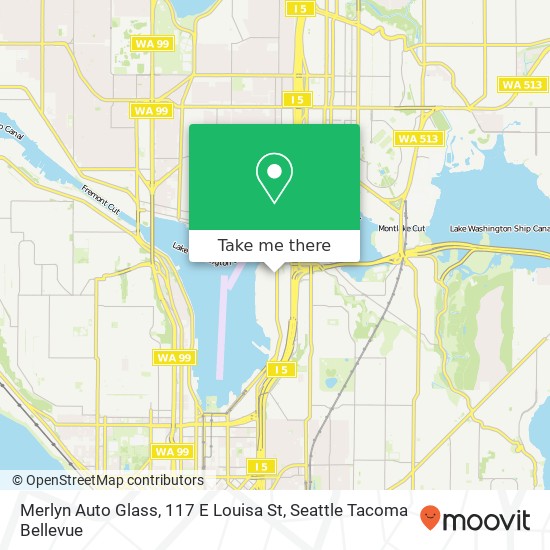 Merlyn Auto Glass, 117 E Louisa St map