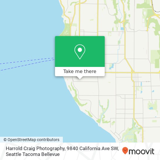 Harrold Craig Photography, 9840 California Ave SW map