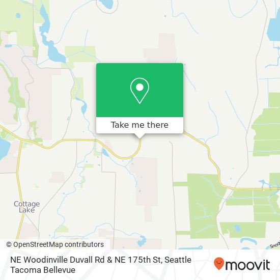 Mapa de NE Woodinville Duvall Rd & NE 175th St