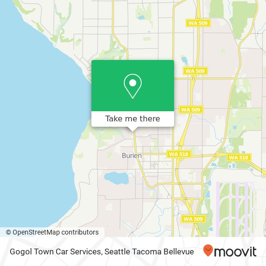 Mapa de Gogol Town Car Services