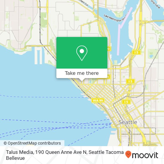 Talus Media, 190 Queen Anne Ave N map