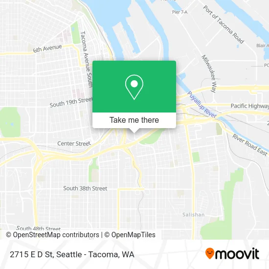 2715 E D St map