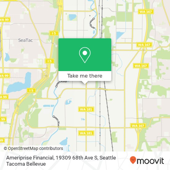 Mapa de Ameriprise Financial, 19309 68th Ave S