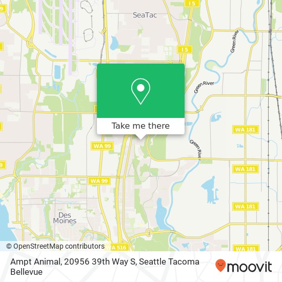 Ampt Animal, 20956 39th Way S map