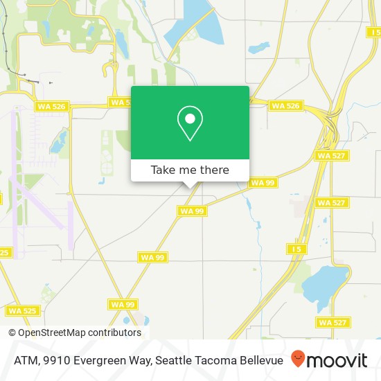 Mapa de ATM, 9910 Evergreen Way