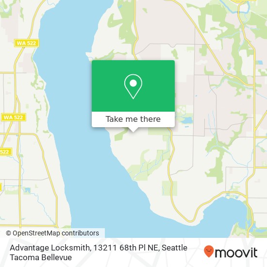 Advantage Locksmith, 13211 68th Pl NE map