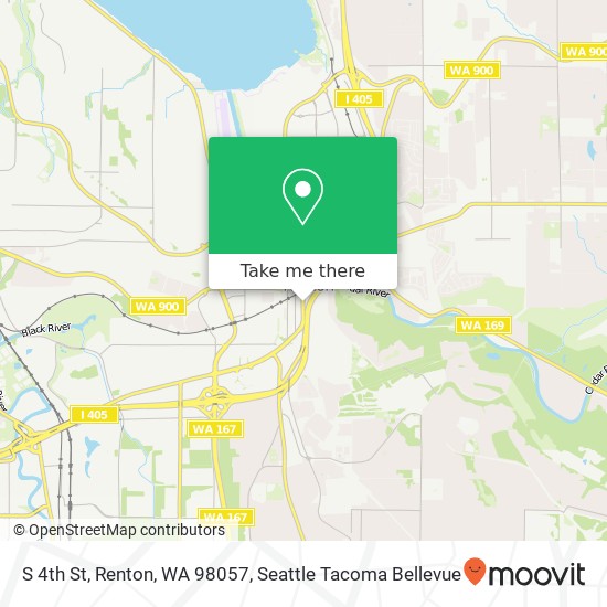 Mapa de S 4th St, Renton, WA 98057