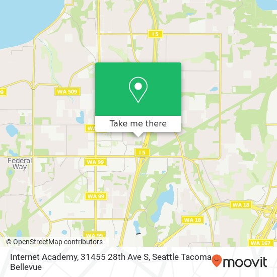 Internet Academy, 31455 28th Ave S map