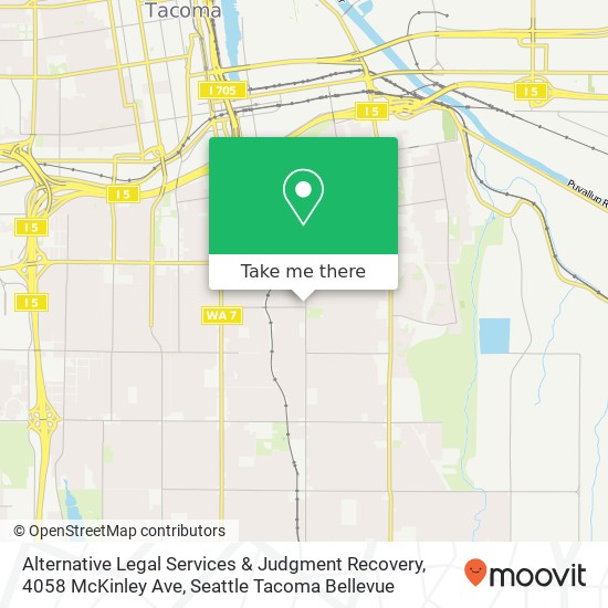 Alternative Legal Services & Judgment Recovery, 4058 McKinley Ave map