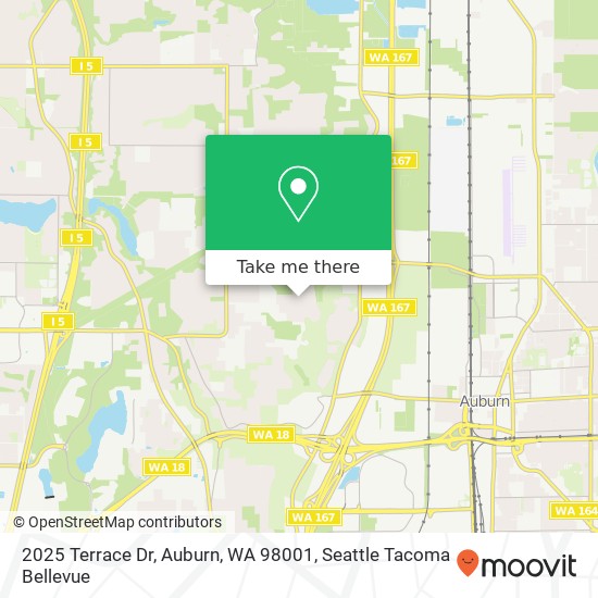 2025 Terrace Dr, Auburn, WA 98001 map