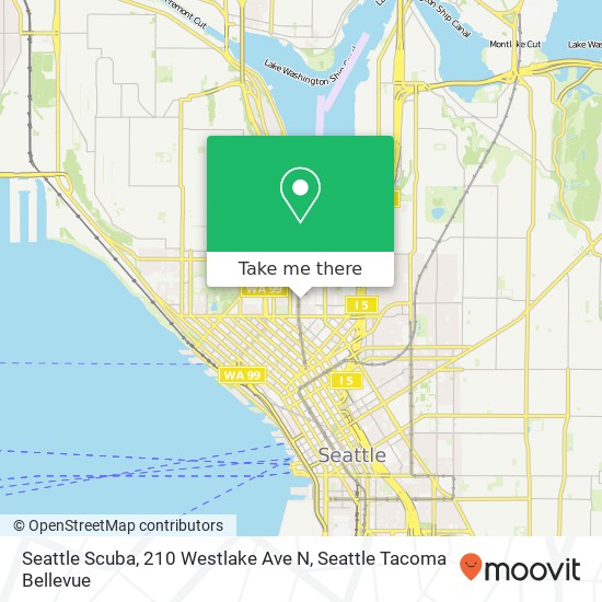 Seattle Scuba, 210 Westlake Ave N map