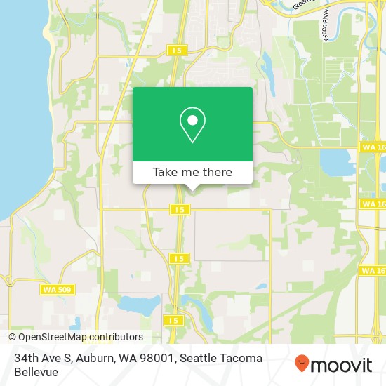 34th Ave S, Auburn, WA 98001 map