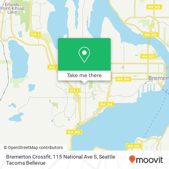 Bremerton Crossfit, 115 National Ave S map