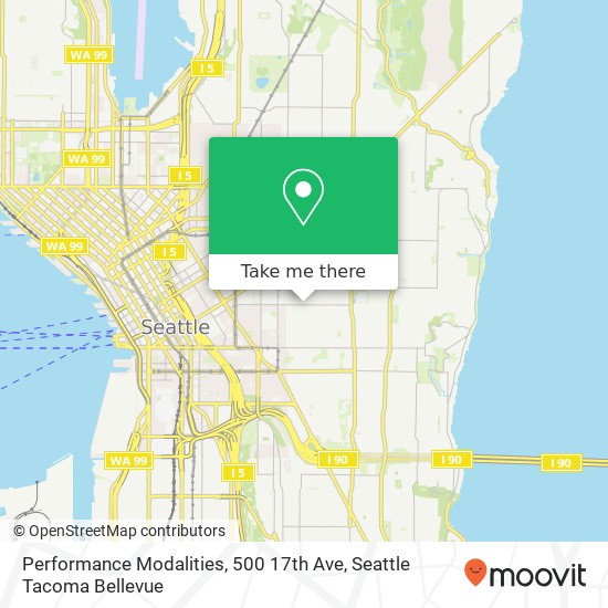 Mapa de Performance Modalities, 500 17th Ave