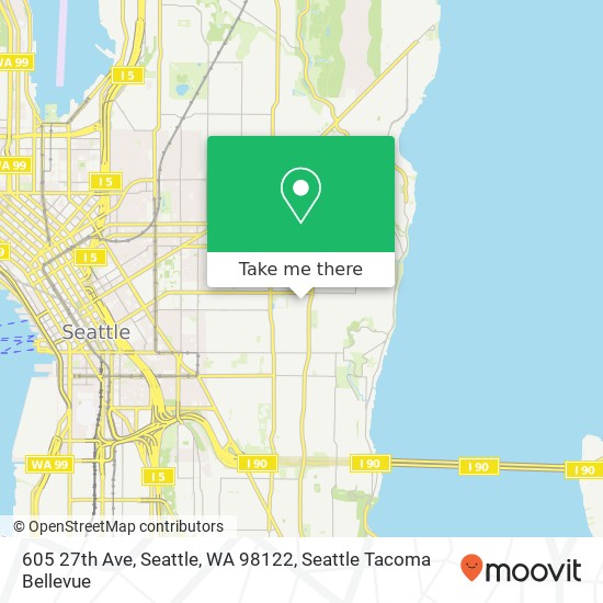 Mapa de 605 27th Ave, Seattle, WA 98122