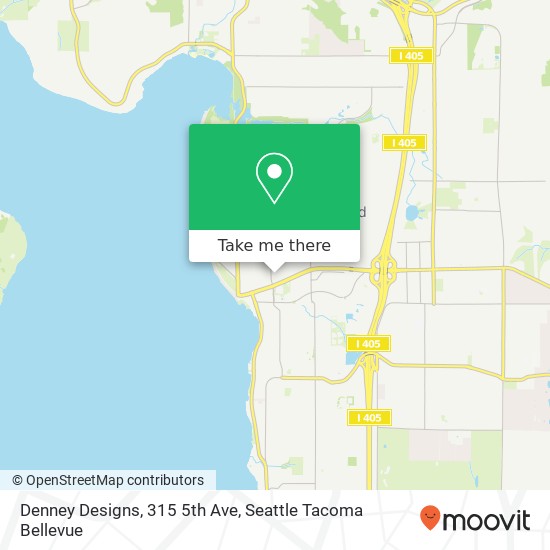 Mapa de Denney Designs, 315 5th Ave