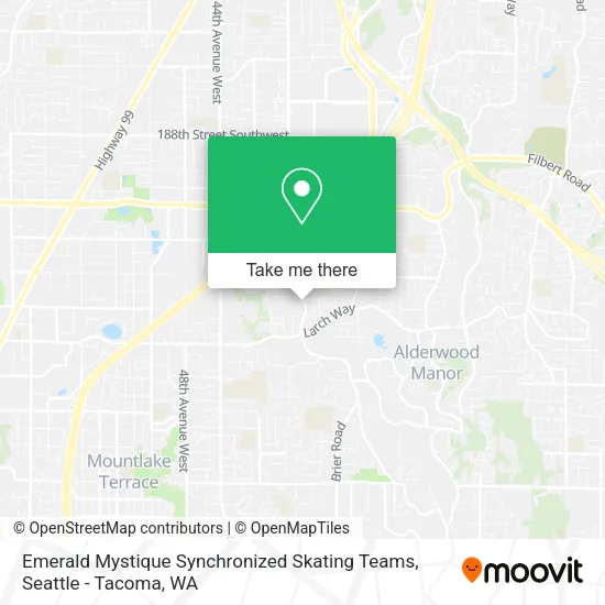 Mapa de Emerald Mystique Synchronized Skating Teams