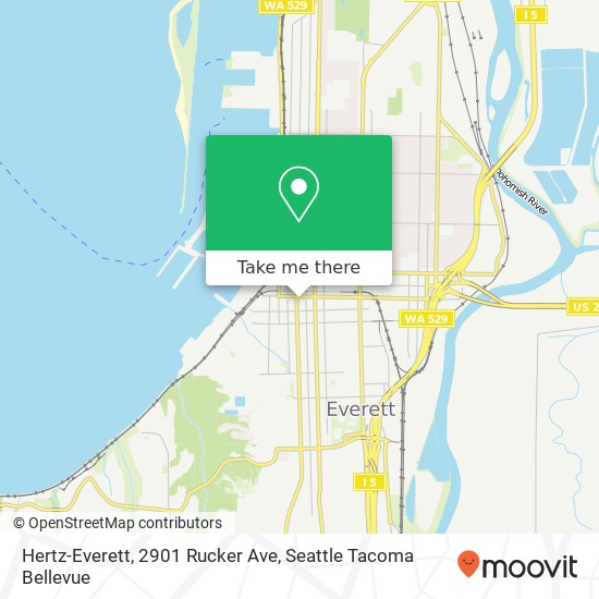 Mapa de Hertz-Everett, 2901 Rucker Ave