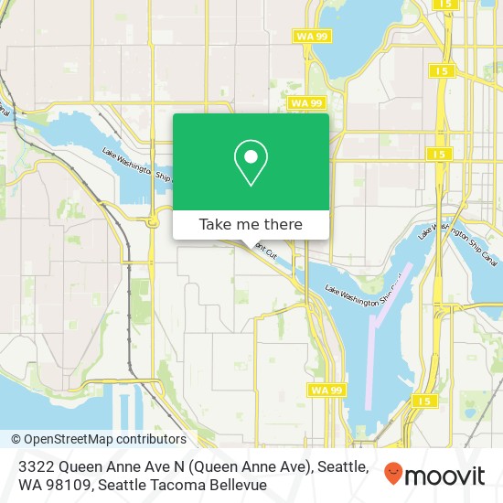 3322 Queen Anne Ave N (Queen Anne Ave), Seattle, WA 98109 map