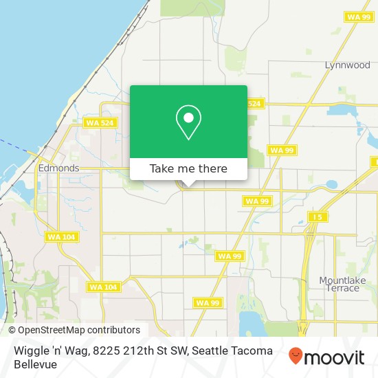 Mapa de Wiggle 'n' Wag, 8225 212th St SW