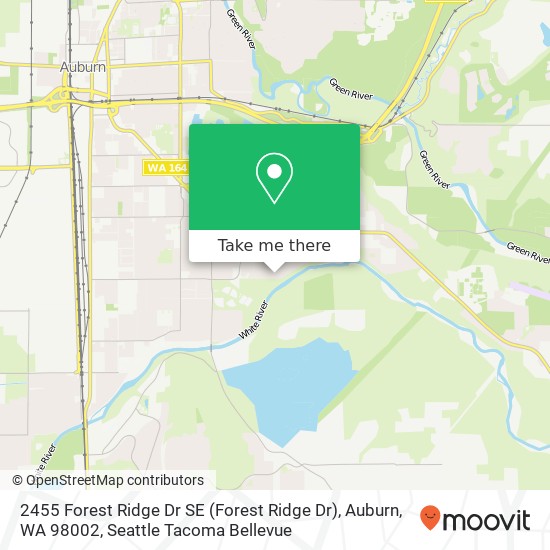 Mapa de 2455 Forest Ridge Dr SE (Forest Ridge Dr), Auburn, WA 98002