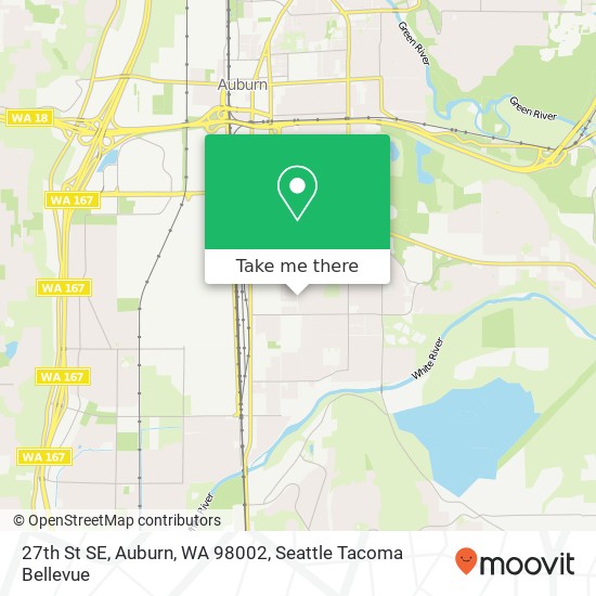 Mapa de 27th St SE, Auburn, WA 98002