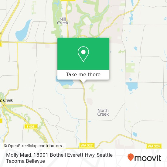 Molly Maid, 18001 Bothell Everett Hwy map