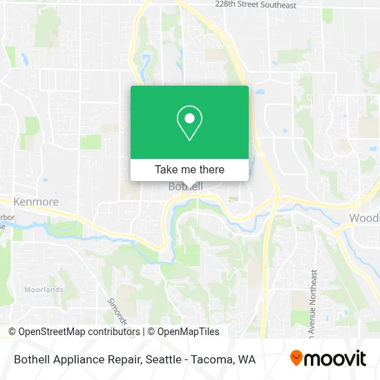 Bothell Appliance Repair map