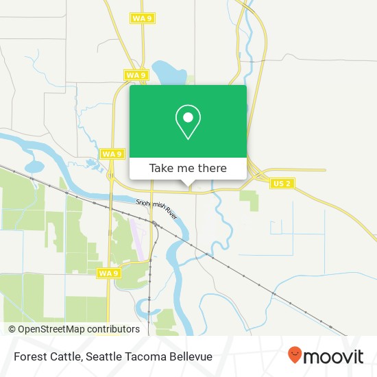 Forest Cattle map