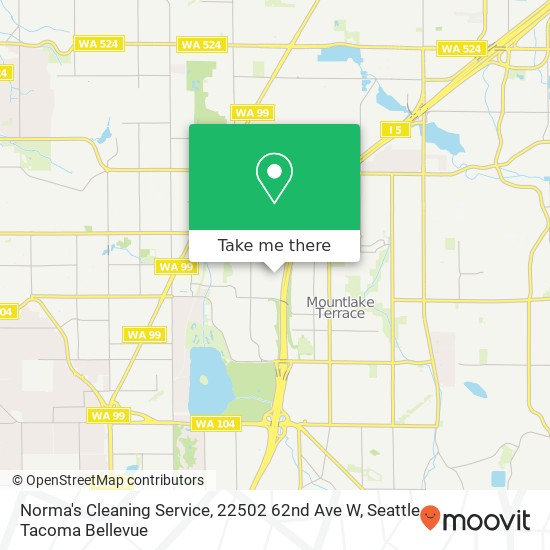 Norma's Cleaning Service, 22502 62nd Ave W map