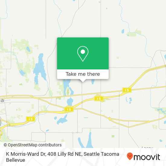 Mapa de K Morris-Ward Dr, 408 Lilly Rd NE