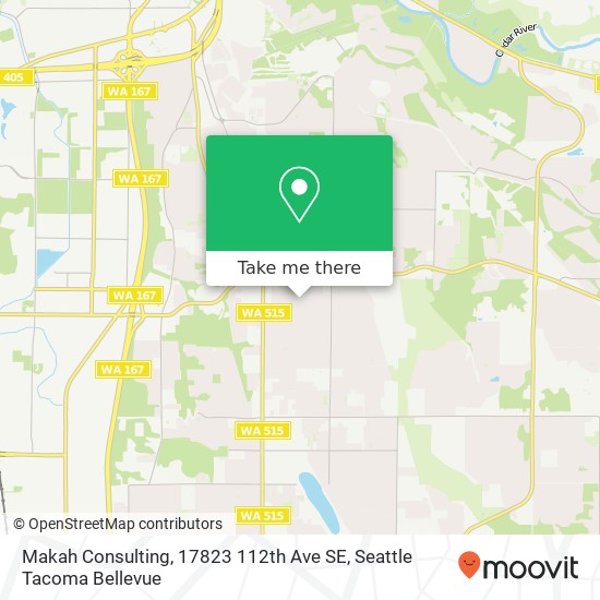 Mapa de Makah Consulting, 17823 112th Ave SE