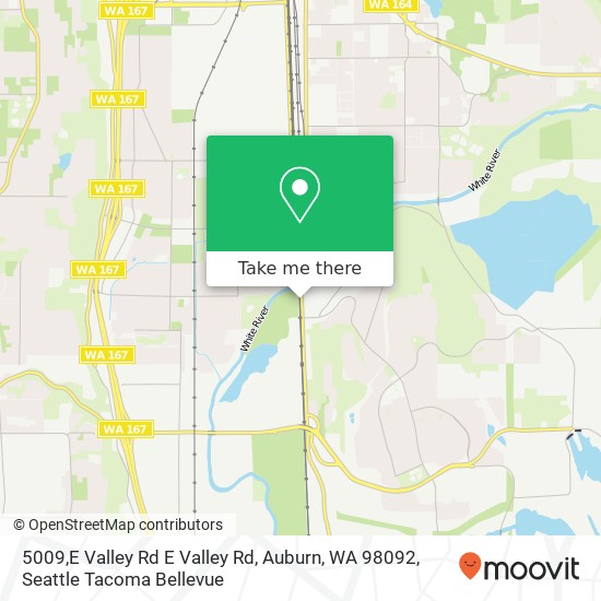 Mapa de 5009,E Valley Rd E Valley Rd, Auburn, WA 98092