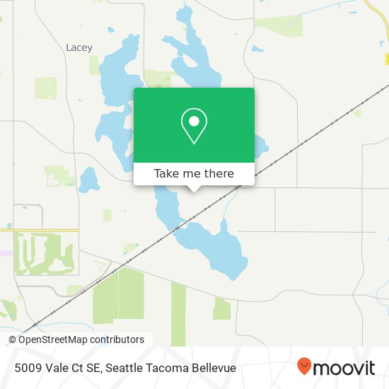 Mapa de 5009 Vale Ct SE, Olympia, WA 98513