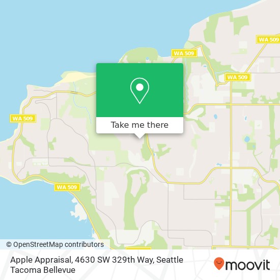 Apple Appraisal, 4630 SW 329th Way map