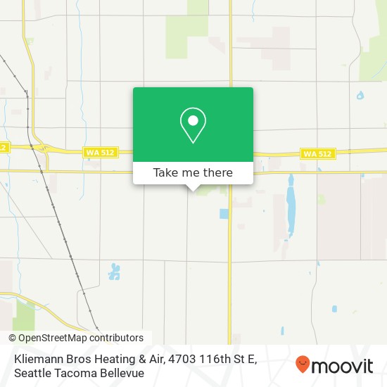 Mapa de Kliemann Bros Heating & Air, 4703 116th St E