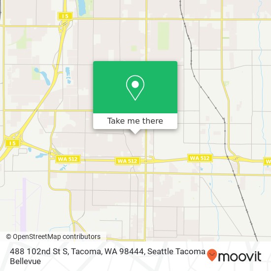 488 102nd St S, Tacoma, WA 98444 map