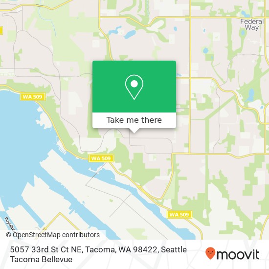 5057 33rd St Ct NE, Tacoma, WA 98422 map