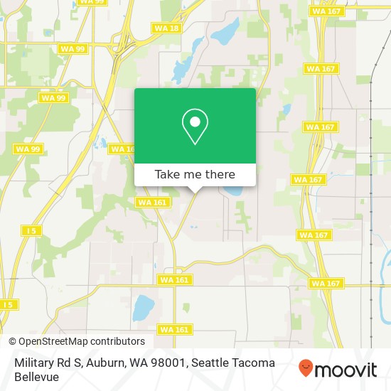 Military Rd S, Auburn, WA 98001 map